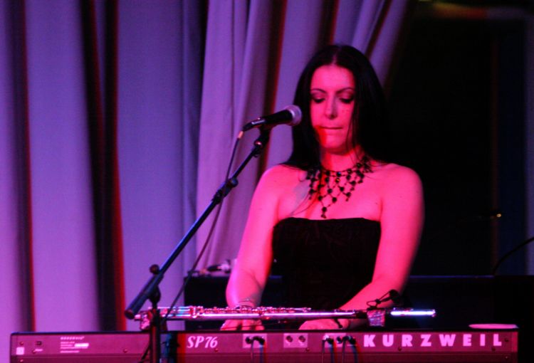 Angela on keyboard