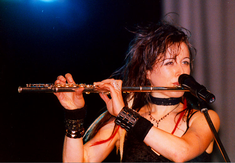 Anne-Marie on flute
