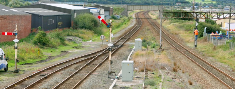 Beyond the station towards Llandudno Jct