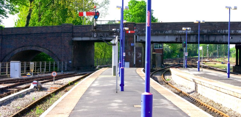 North end of station