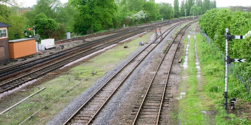 The view towards Leamington