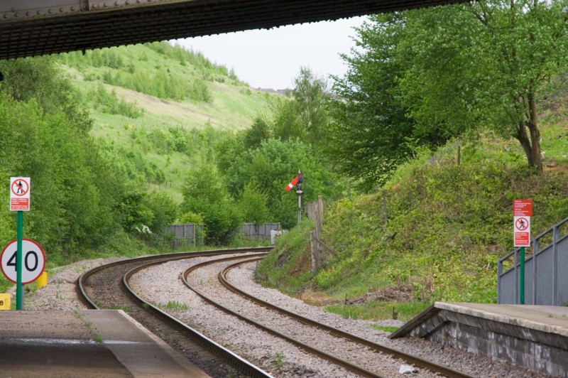 Towards Ystrad Mynach