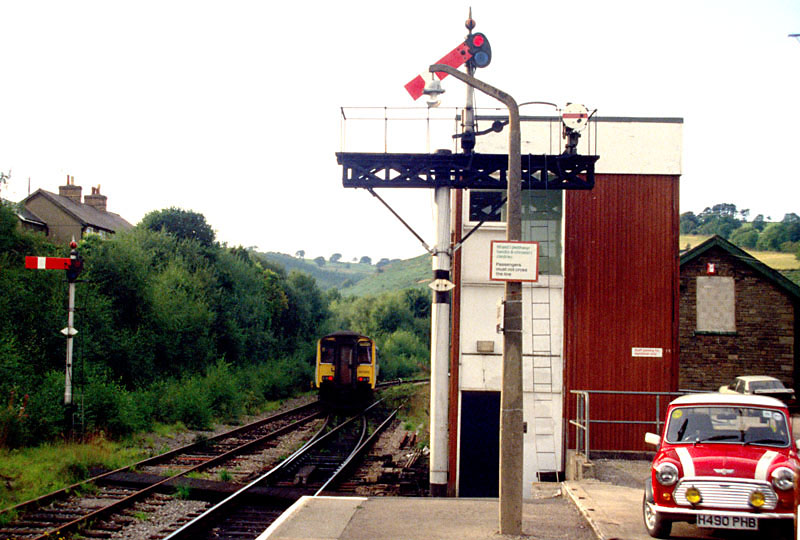 Up train leaving
