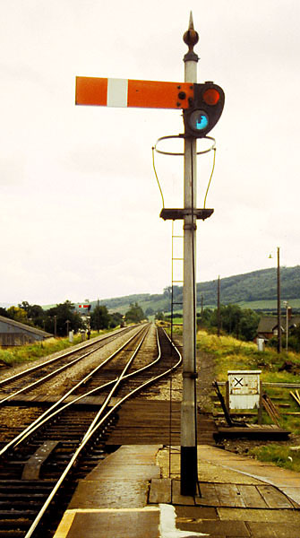 Close-up of junction