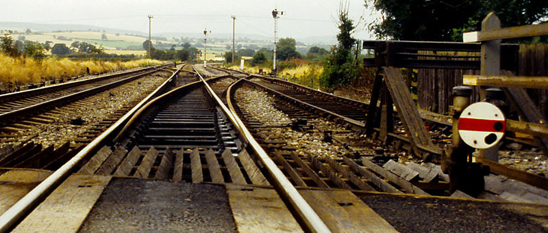 View north from crossing
