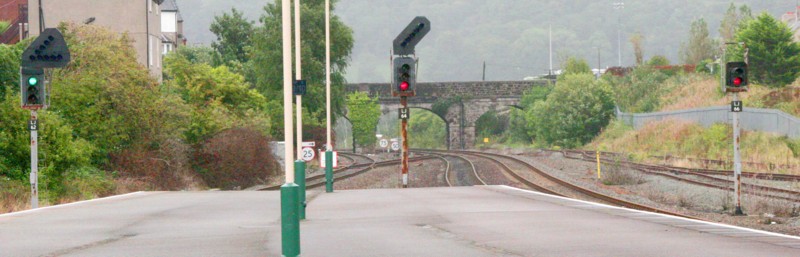 Llandudno Jct towards Abergele and Blaenau Ffestiniog