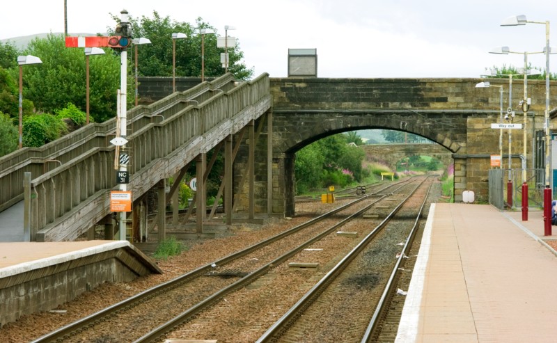 Station looking towards Kirkconnel
