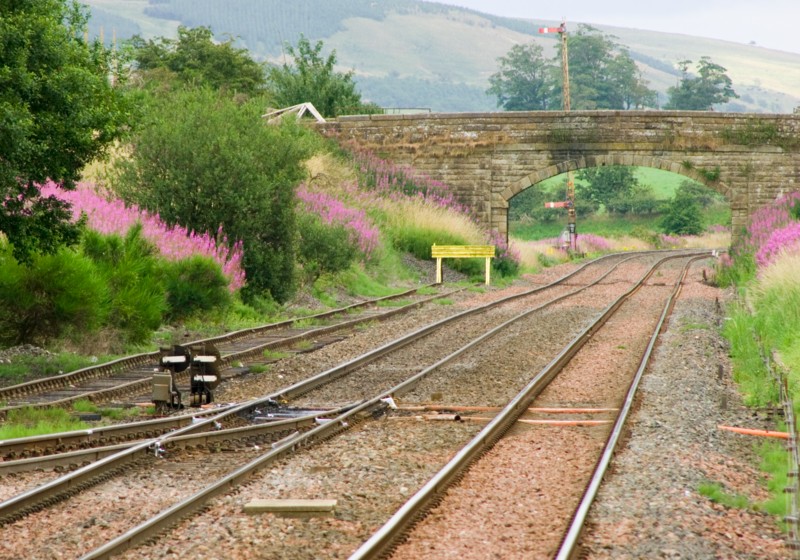 Towards Kirkconnel, from the station