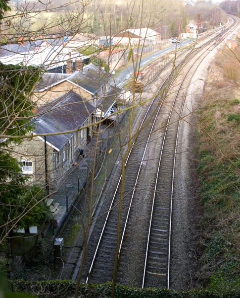 View through station