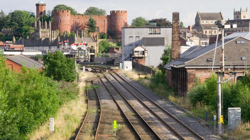 Crewe Junction from the Gobowen line