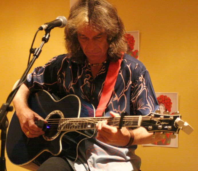 Dave Lambert using the E-bow