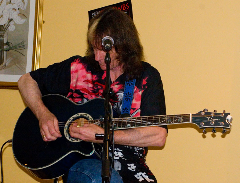 Dave Lambert with slide